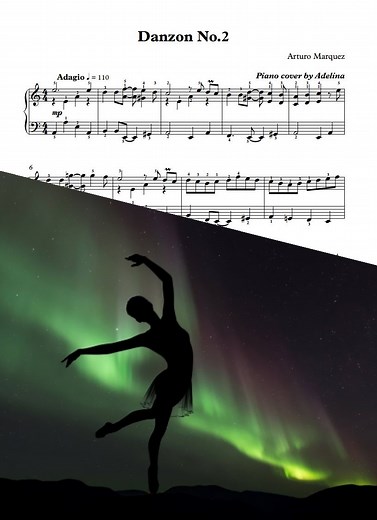 "Danzon No.2" - Arturo Marquez - Piano Sheet Music