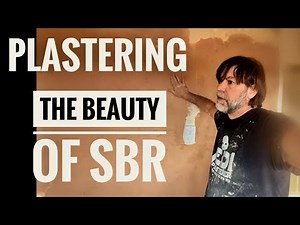 The BEAUTY of SBR How to plaster a wall DIY guide to plastering for beginners home improvements