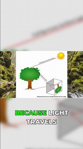 Why images flip inside a hole 🌀 #science #shorts