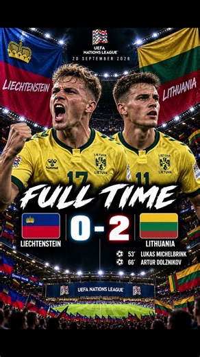 LITHUANIA TAKE CONTROL! 🇱🇹 Liechtenstein 0-2 Lithuania | FULL TIME HIGHLIGHTS