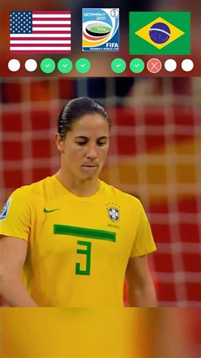PENALTY SHOOTOUT! 😱 USA vs Brazil 2011