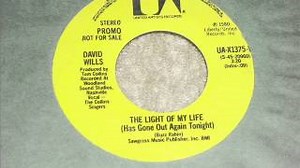 David Wills "The Light Of My Life (Has Gone Out Again Tonight)" Chords - ChordU
