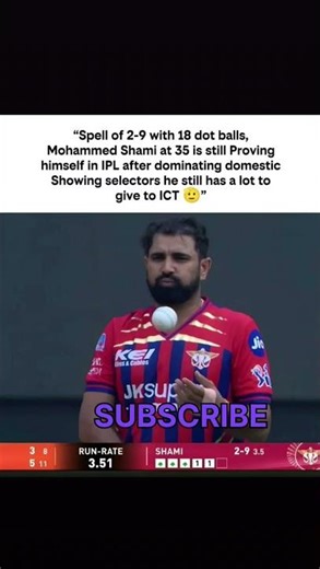 Shami master class he proves age is just number #ipl2026 #lsg #shami #lsgvssrh