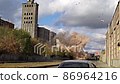 A controlled explosion of an old building.... - Stock Footage [86964216] - PIXTA