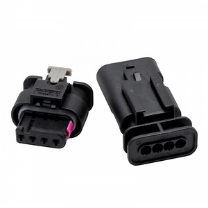 [Hot Item] 4 Way Mcon 1.2 Series Male Female Connector Automotive Waterproof Wire Plug 1-1718645-1 1-1564559-1