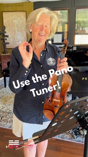 8.1K views · 67 reactions | Learn the basics of #tuning a violin with a #tuner app and start playing! This #violin beginner tutorial will show you how to use a #violin tuner and get that perfect #tuning. Find more from Gerty on our YouTube Channel! | iClassical Academy | Facebook