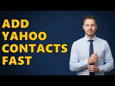 How To Add Contacts To Yahoo Mail On Android?