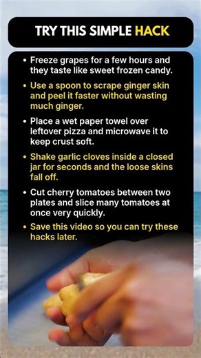 Quick Trick to Peel Ginger Fast