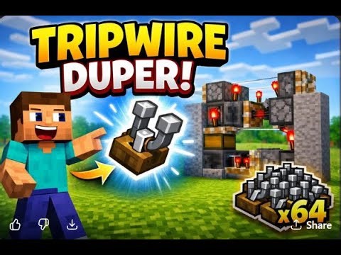 How to make best TripWireHook duper in Minecraft Java
