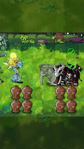PvZ Fusion 3.7 - Ultimate Fusion Plants Vs Giga War Elephant Zombies - P4 #shorts #pvz #pvzfusion