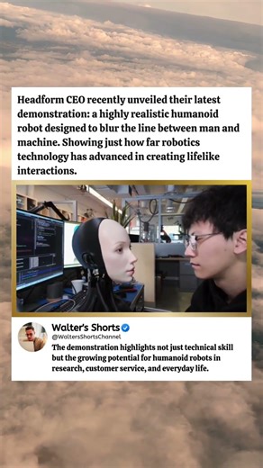 Headform CEO Unveils a Hyper-Realistic Humanoid Robot