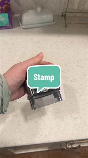 Return Label Stamp for Easy Shipping