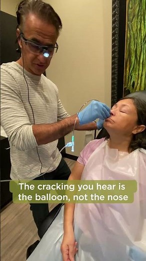 NASAL BALLOON INFLATION | Balloon Septoplasty [Part 6]