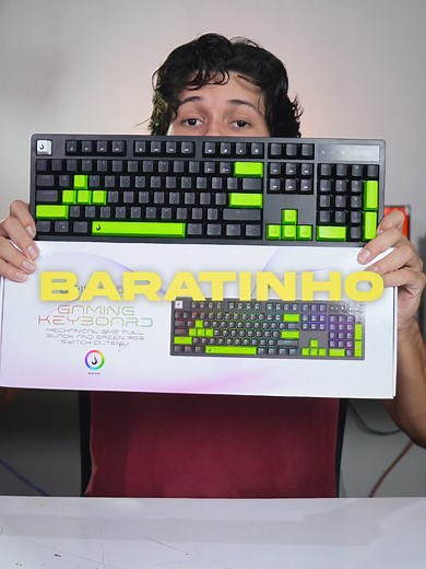 Novo Teclado Mecânico Baratinhos da Rise Mode