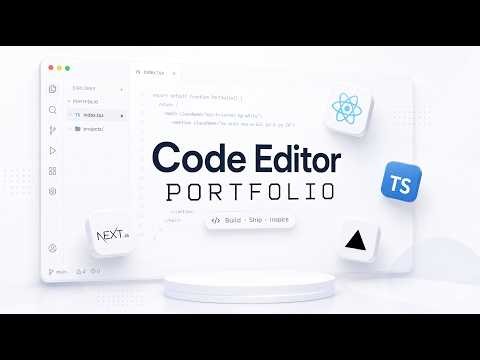 I Built My Portfolio to Look Like a Code Editor (Next.js & Tailwind)