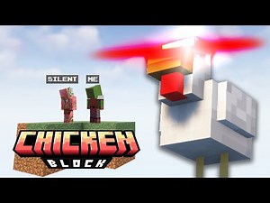 Chicken Skyblock drives us mad in Minecraft Chicken Block (w. ‪@silentwisperer‬)