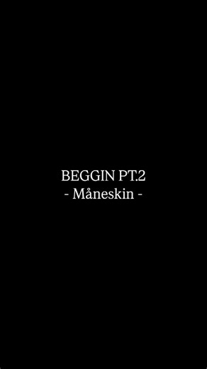 Nacho‼️ on Instagram: "BEGGIN PT.2‼️‼️ . . . #måneskin #beggin #cover #drumstangram #fyp"