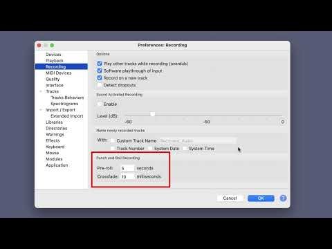 7. Setting Audacity Preferences to Meet ACX Standards