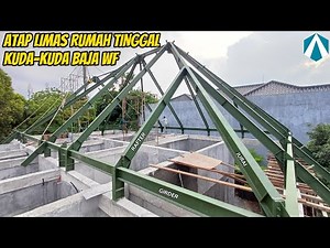 WF steel truss pyramid roof
