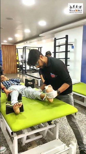 Lower body exercises for paraplegic patient.