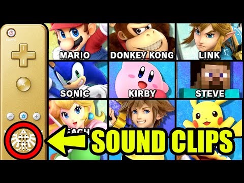 What If Smash Ultimate Had Wiimote Sound Clips?