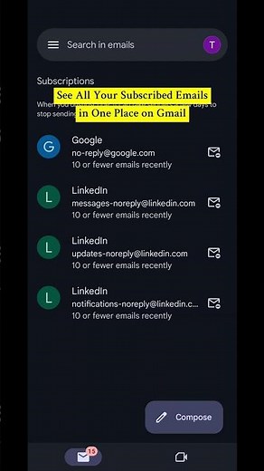 See All Subscribed Emails in ONE Place! #howto #gmail #subscribe #email