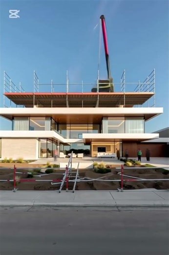 House Built in Seconds!🏠#ConstructionTimelapse #ModularHome #HouseBuilding #FastConstruction#shorts