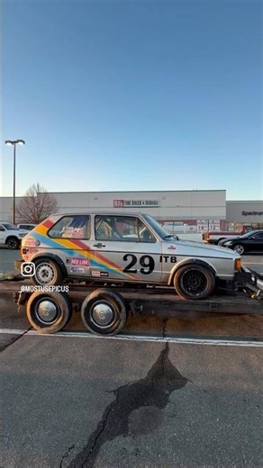 1983 VW Rabbit #vw #racecar #scca #volkswagen #vwgolf