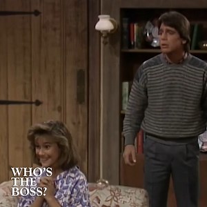 Samantha gets into trouble with Tony when she babysits. #whostheboss #80s #alyssamilano | Throw Back TV