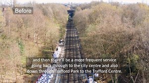 3.7K views · 29 reactions | ‍♂️ While everyone was enjoying the sun last weekend, our engineers were hard at work. ‍♀️ Over Easter we made significant upgrades to the Crumpsall stop in preparation for the Trafford Park Line.  Find out about the work involved | Bee Network | Facebook