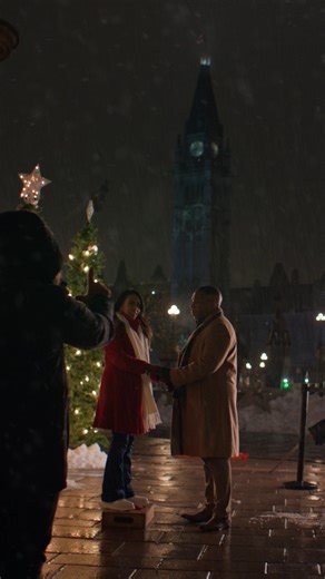 157K views · 732 reactions | Watch the new trailer of ‘Magic on Set’, an Ottawa Tourism original short. Starring Melinda Shankar, Chad Connell and Sarah McVie. Filming a holiday movie in Ottawa, Sarah struggles to find her Christmas spirit—until David, a local, shows her the magic of the city and the season. Where to watch: ✈️ All Air Canada flights on November 1 ▶️ YouTube on November 4 | Ottawa Tourism | Facebook