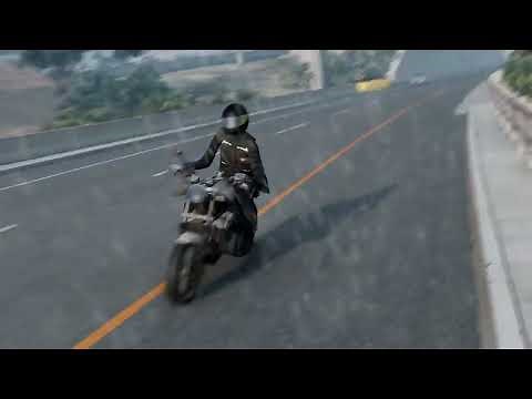 BeamNG drive motorbike mod (Hirochi Outlaw)