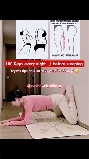 Women Girls Glute exercises without squats are a perfect way to sculpt the perfect butt. #glutes