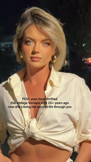 Embrace Vintage Style: Thrifted Versace Shirt Experience