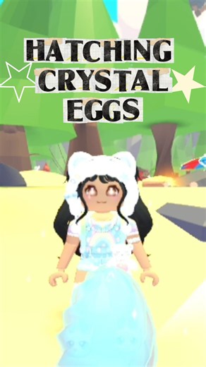 Hatching 20 Crystal Eggs in Adopt Me