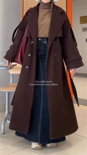 NAYROZ HIJAB 🧕🏻💞🎀🌷🧚🏻‍♀️✨' on Instagram‎: "⁨ ⁨ دا احلي واشيك اوتفت هتلبسيه الشتاء دا 🤎🍂 متاح كل المقاسات ✨ لطلب الاوردر من خلال رسائل الصفحه 💌 او ابعتيلنا مسج ع الواتساب 01023047441 💌 #nayroz_hijab #حجاب_شرعي_جمال_المرأة🌸🌝 #البسوا_واسع🌸💜 فضفاض_واسع_لا_يصف_ولا_يشف modesty⁩⁩"‎