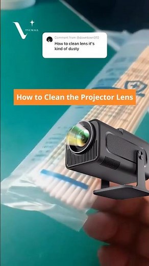 How to Clean the Projector Lens #projector #cleaning #shorts