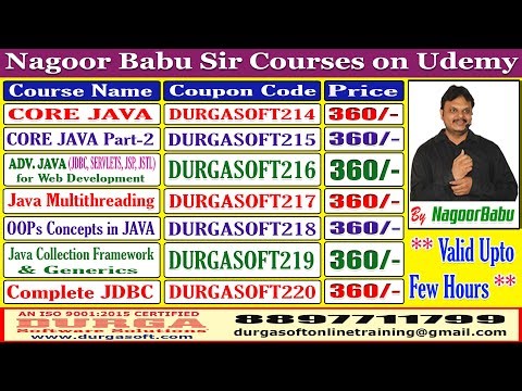 Nagoor Babu Sir Courses on Udemy