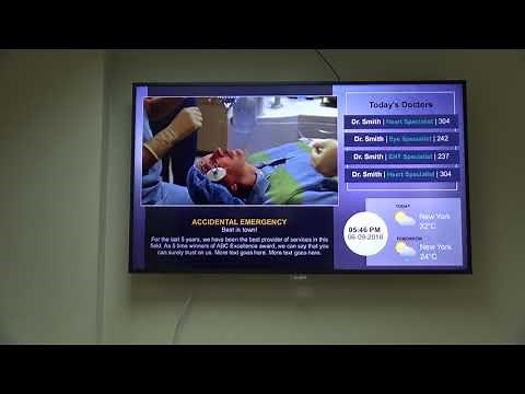 Digital Signage for Hospitals, Doctor Offices and Clinics