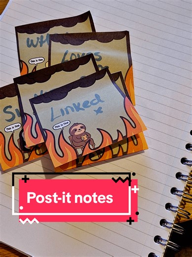 Funny Post-it notes 💕 perfect for everyday note use, office workers & keeping organised ✨️ #postit #notes #funnypostitnotes