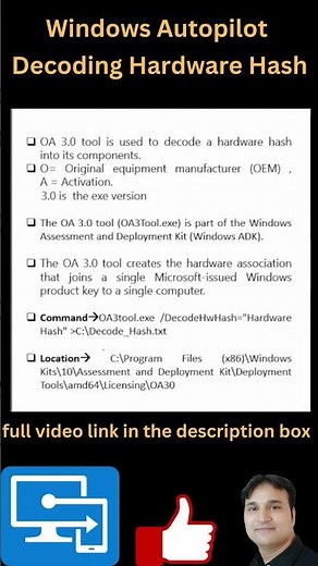 Decoding Device Hardware Hash #windowsautopilot #microsoftintune #intune #msintune #intunetutorials