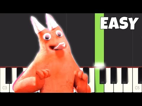 Garten of Banban Rap Song - Never Let Go - EASY Piano Tutorial