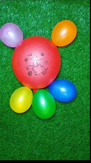 Giant Water Balloon Pop ASMR 💦 | Rainbow Splash & Satisfying Sounds #Shorts#asmr #enjoy