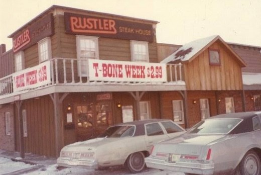 A day working at Rustler Steak House (1977)