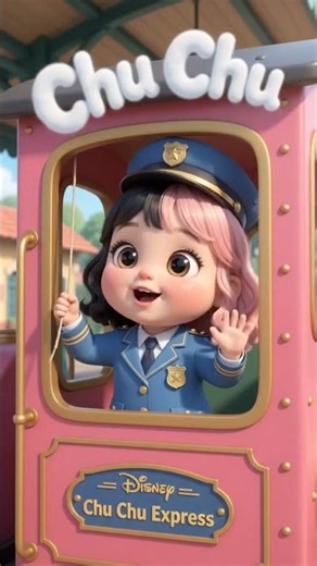 The Train Has Arrived! 🚂 Choo Choo Choo! Hop On Quickly with the Girl and the Kitty! Chugga Chugga!