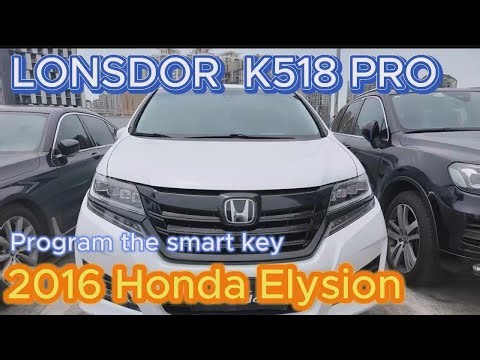 Lonsdor K518 Pro: Add HD30 Smart Key for 2016 Honda Elysion