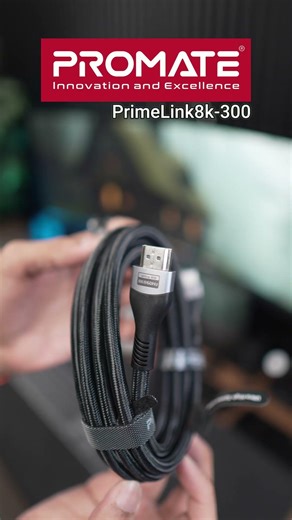 PrimeLink8K-300: Certified Ultra-High-Speed 8K@60Hz HDMI™ 2.1 Cable #promate #بروميت
