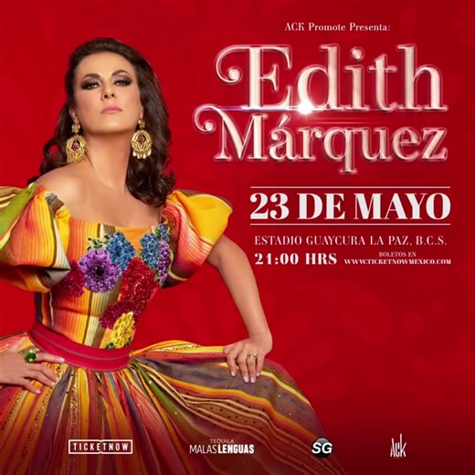 ¡La Paz! Nos vemos este 23 de Mayo. ¡No se lo pueden perder! 💖✨ #lapaz #edithmarquez