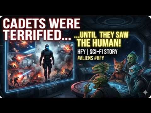 Cadets Were Terrified by Combat Footage… Until They Saw the Human in the back |HFY #scifi #aliens