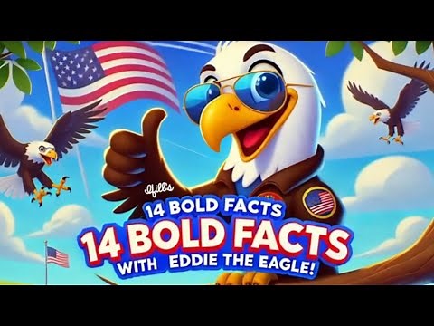 14 Fun Facts About Bald Eagles 🦅 | Learn with Eddie the Eagle! | All About Eagles for Kids